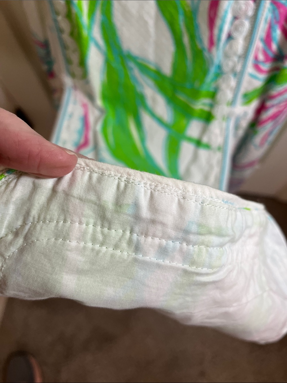 Lilly Pulitzer Biltmore Resort White Ring The Bellboy Maxi & Lace Dress size 8 - Picture 8 of 10